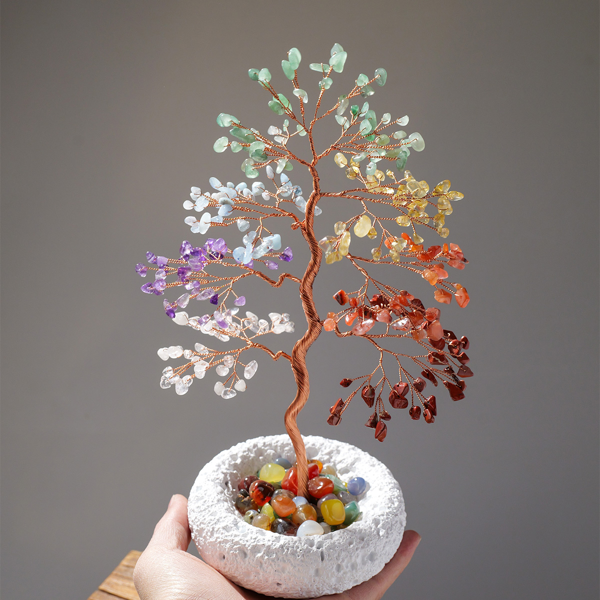 1 قطعة شجرة كريستال متعددة الأ - مراجعة Bonsai Rock Garden وسعره