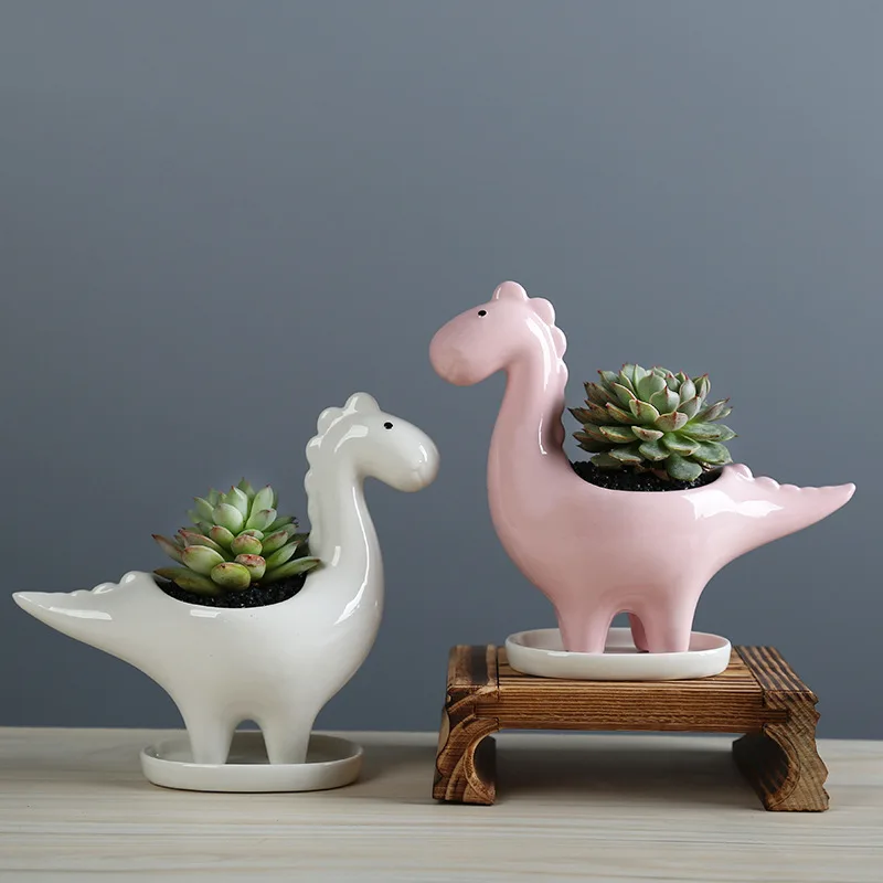 زارع ديناصور كرتوني من السيرام - مراجعة Japanese Garden Bonsai وسعره