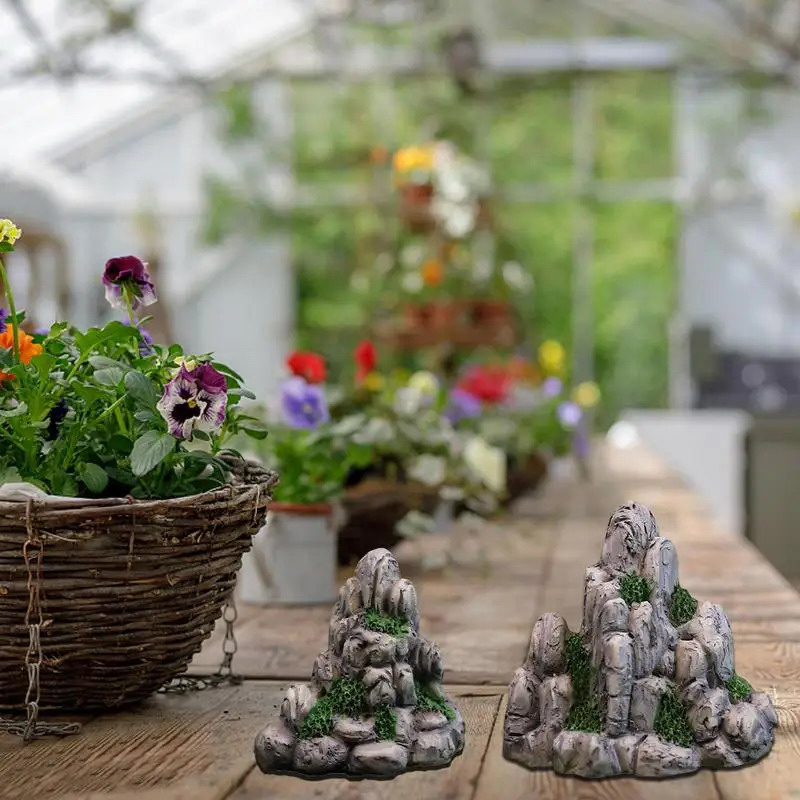 جبل صناعي صغير، حجر مزيف، زينة - مراجعة Bonsai Rock Garden وسعره