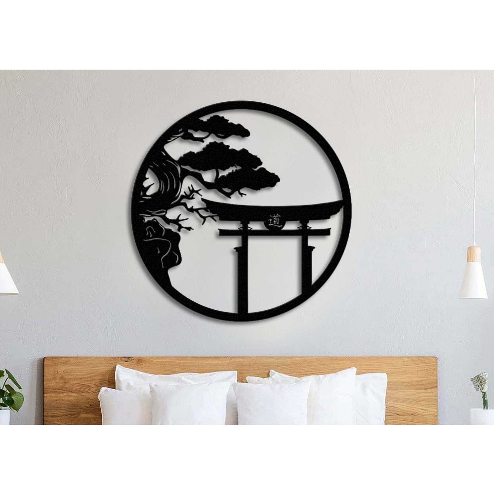 ديكور جداري معدني على شكل شجرة - مراجعة Japanese Garden Bonsai وسعره