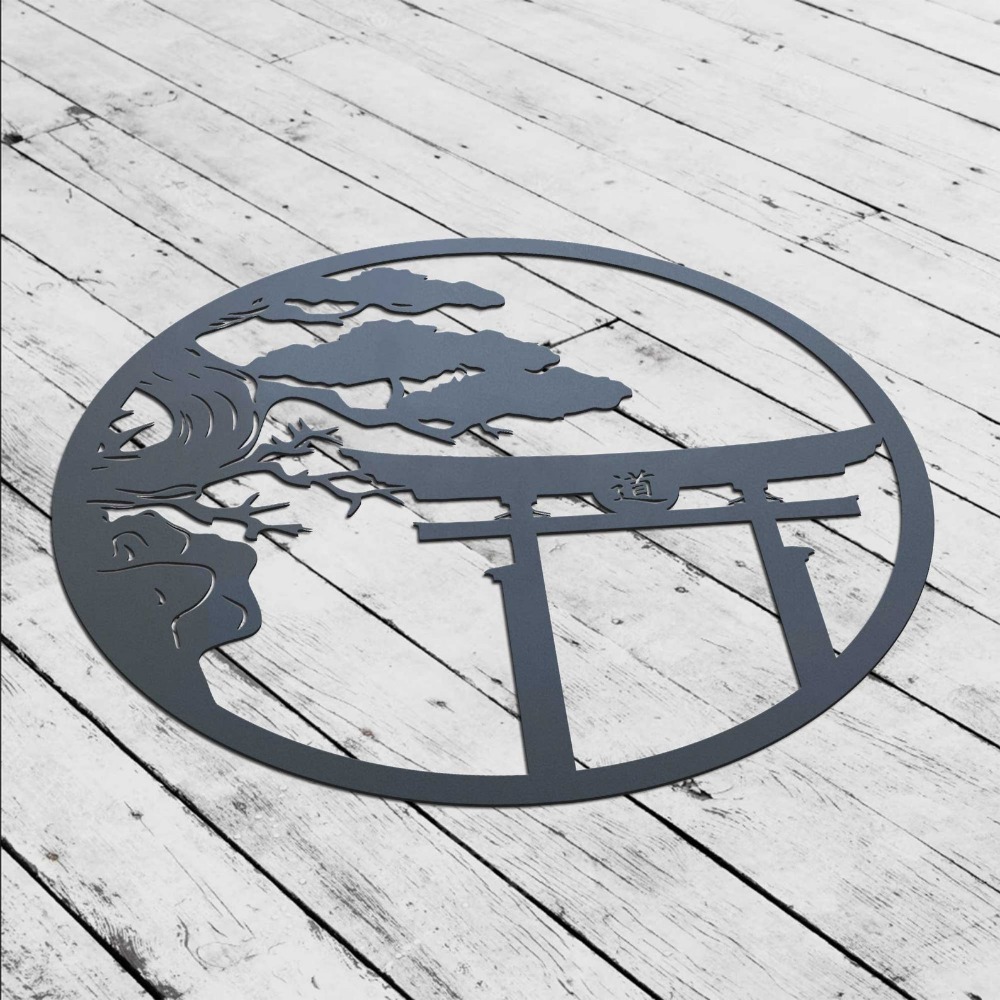 ديكور جداري معدني على شكل شجرة - مراجعة Japanese Garden Bonsai وسعره